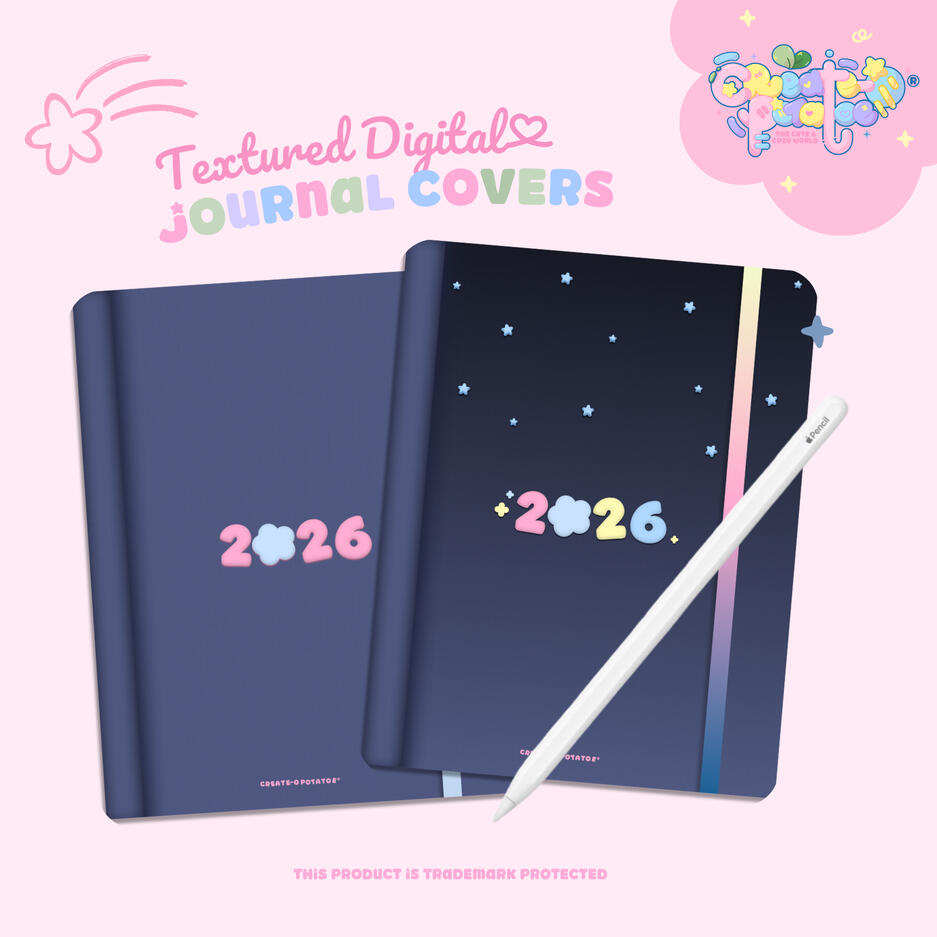 Textured Digital Journal Covers | Goodnotes & Note Taking Apps