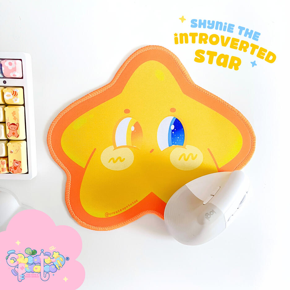 Die-Cut Mousepad | Shynie the Introverted Star